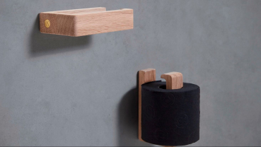 Preview: Andersen Toilettenpapierhalter Eiche